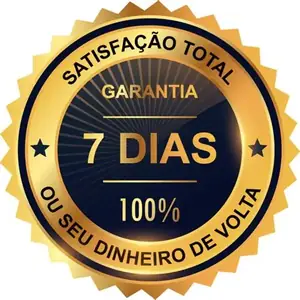 Selo de garantia de 7 dias ou seu dinheiro de volta